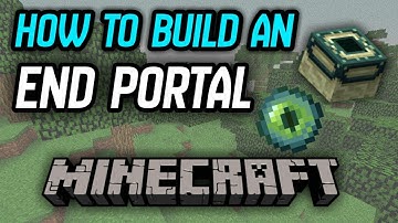 How To Build An End Portal In Minecraft | Bedrock | Java |