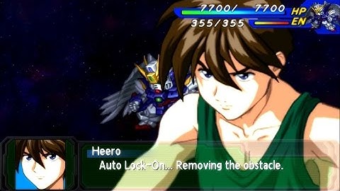 Super Robot Wars A Portable (EN) - Wing Gundam Zero Custom All Attacks