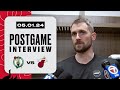 K. Love, N. Jović, H. Highsmith Postgame Interview | Boston Celtics vs Miami HEAT | May 1, 2024