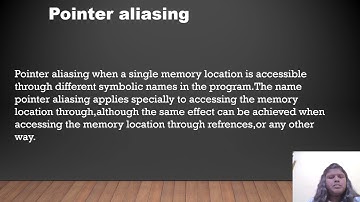Microcontroller and embedded system of pointer aliasing