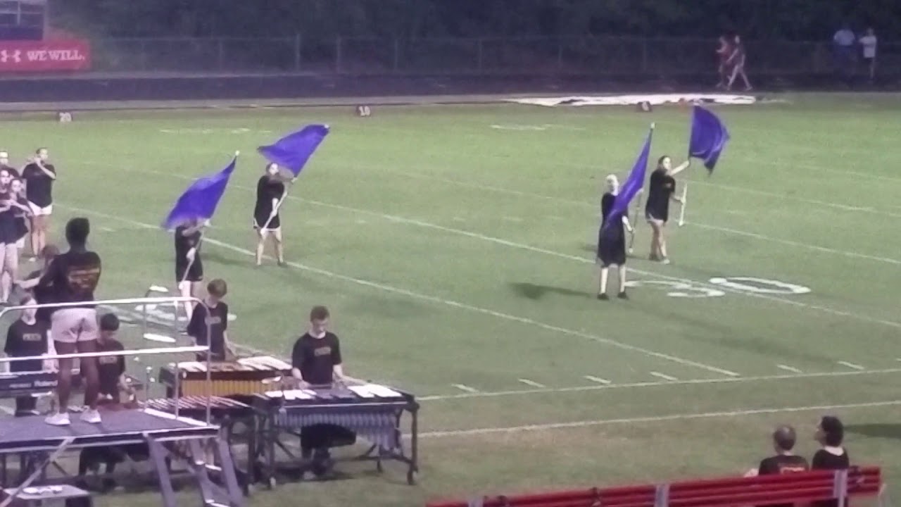 Sanderson Marching Band and Color Guard 8/30/18 YouTube