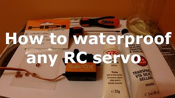 How to Waterproof any RC Servo [ENG SUB]