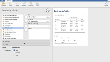 Conducting a Chi Square Test in Jamovi