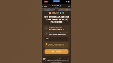HOW TO REALLY ACHIEVE YOUR GOALS IN2025 MEMEGIRLS |  Memefi New Video Code #memefi