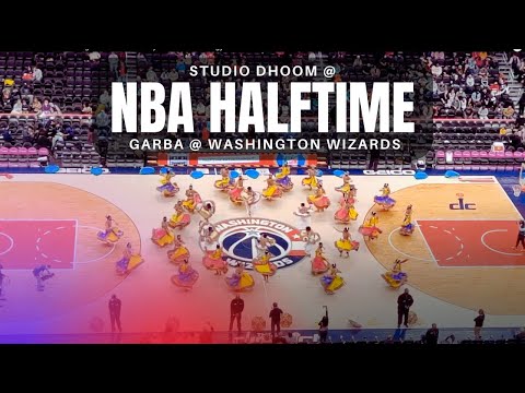 NBA Halftime Performance I Garba I Dholida x Chogada x Udi Udi Jaay x Sanedo x Vaagyo Re Dhol