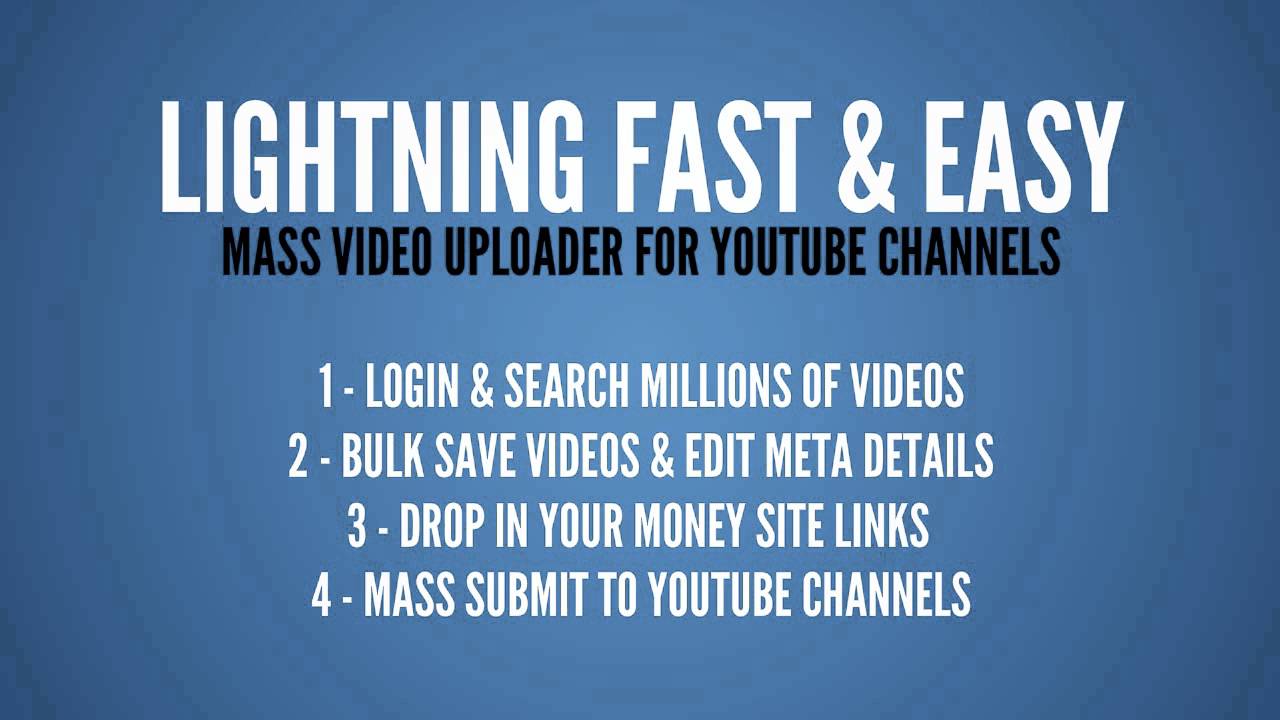 YouTube Video Upload Software YouTube