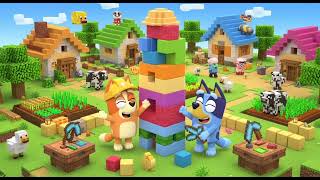 Bluey Minecraft Learning and Building Fun