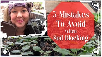 3 Mistakes to Avoid When Soil Blocking (Troubleshooting)
