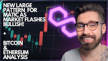 POLYGON PRICE PREDICTION 2022💎NEW LARGE PATTERN FOR MATIC- THE MARKET FLASHES BULLISH👑BITCOIN & ETH
