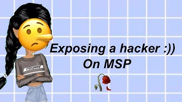 EXPOSING A HACKER ON MSP 😡 | I got hacked 😭