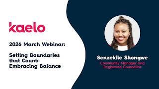 2026 March Webinar- Setting Boundaries that count - Embracing Balance