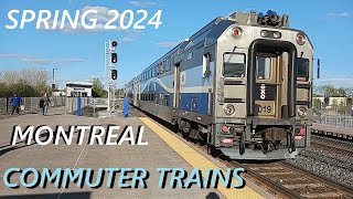 MONTREAL EXO COMMUTER TRAINS APRIL / MAY 2024