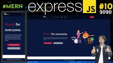 🔴 #10: Adding Responsive Styles to Complete Dynamic Website using CSS in Express Website in Hindi