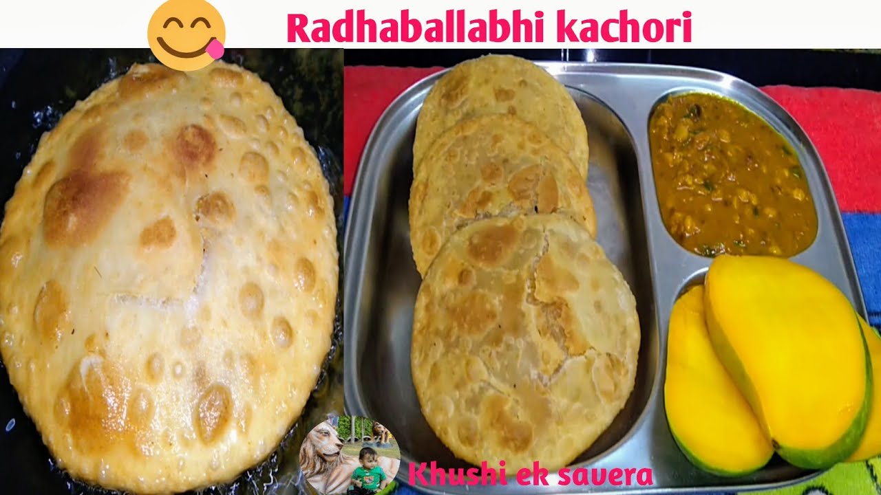 Radhaballavi RecipeBengali urad dal stuffed Radhaballabh Poori kachori khushi ek savera