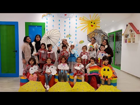 رقصة أميرة المطر Anis Haddad Crèche Et Jardin D Enfants Les Papillons Lumière 