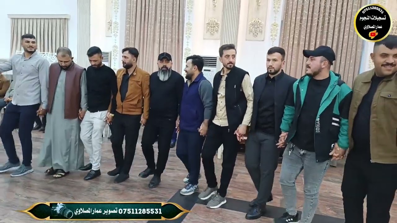 الفنان ياسر الخابوري دبكه زواج ذو الفقار الإغا المايسترو غازي السبعاوي عمار المصلاوي07511285531 