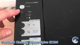 Epson Stylus SX200: How to do Printhead Cleaning Cycles  and Improve Print Quality Wealth