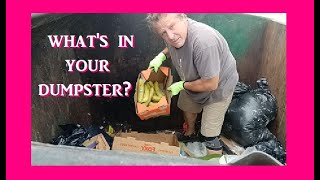 DUMPSTER DIVING ~ JUST THE DAILY QUICKIE TO STOCK UP ON PRODUCE BEFORE THE HURRICANE HIT!