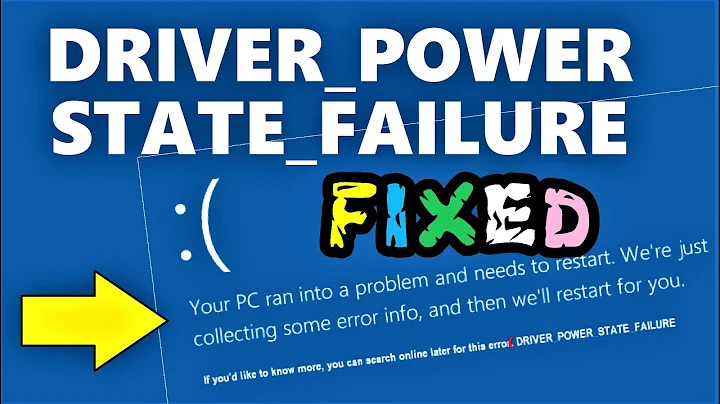 Driver Power State Failure Windows 10 Fix | How to fix DRIVER_POWER_STATE_FAILURE in Windows 10 \ 8