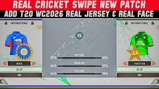 Real Cricket Swipe Patch | T20 World Cup 26 Real Jersey in Rc Swipe | Rc Swipe Real Jersey Download screenshot 3