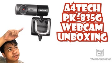 A4TECH PK-835G ANTI-GLARE WEBCAM UNBOXING | INITIAL IMPRESSION | ENGLISH