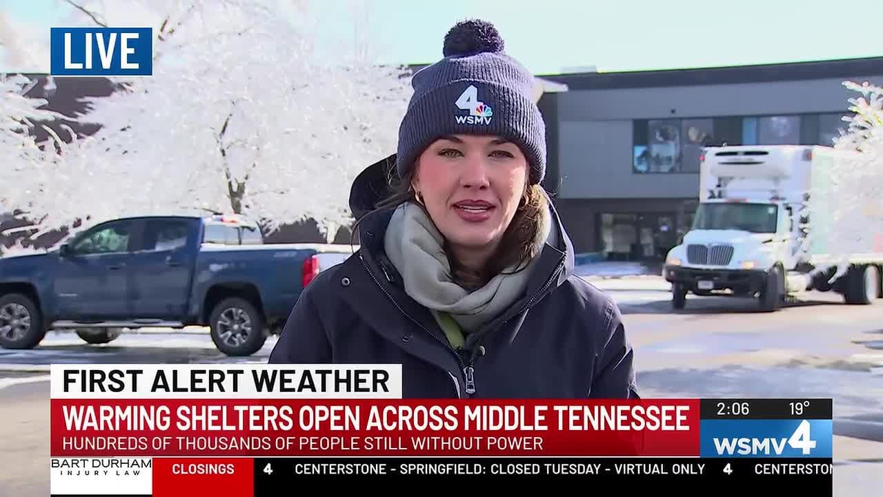 Warming shelters open across Tennessee - YouTube