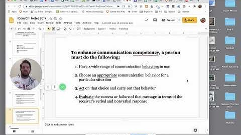 Interpersonal Communication Chapter 1 Video Notes