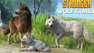Virtual Arctic Wolf Family asimulatoe gameplay android mobile screenshot 5