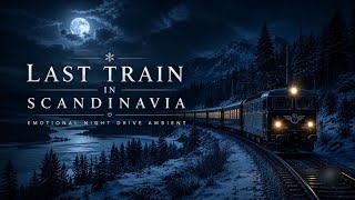 Last Train in Scandinavia | Emotional Night Drive Ambient Instrumental Music