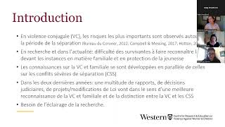 Conflits sévères de séparation ou violence conjugale : comment y voir (un peu) plus clair?​​