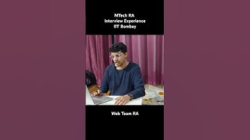 MTech RA Interview experience at IIT Bombay| Web Team RA