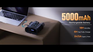 CIGMAN CNV02 Night Vision Binoculars, 40MP Infrared Night Vision Goggles screenshot 4