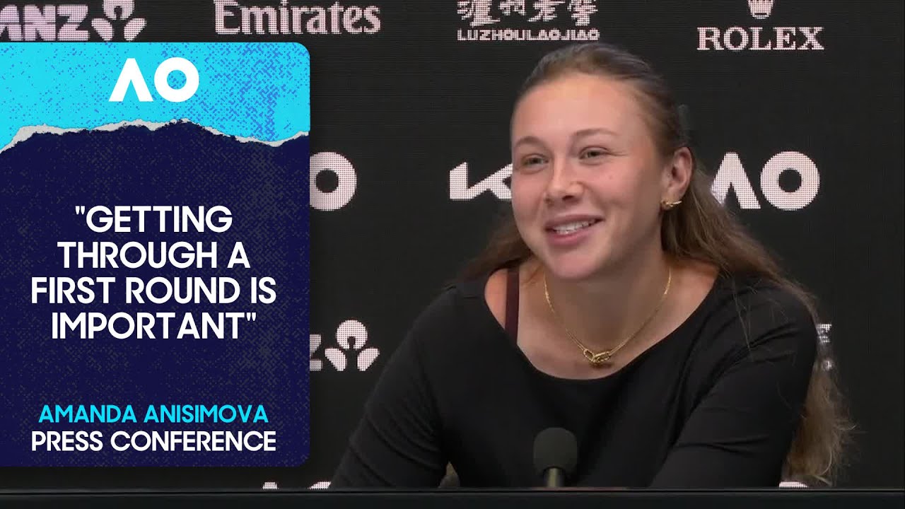 Amanda Anisimova Press Conference | Australian Open 2026 First Round