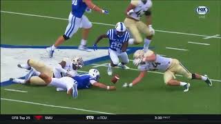 Brian Nance sacks Daniel Jones Baylor v Duke 2017