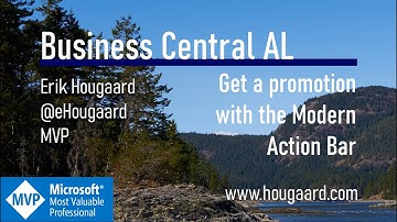 Get a promotion with the Modern Action Bar in AL and Business Central