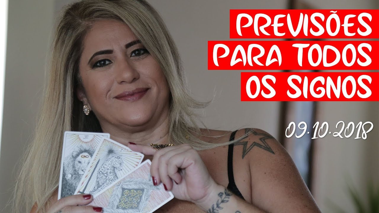 TAROT com ASTROLOGIA para todos os SIGNOS 09.10.18 - YouTube