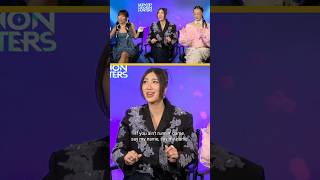 #KPopDemonHunters' HUNTR/X channels their inner Destiny's Child! 💜 🎤 #EJAE #Shorts