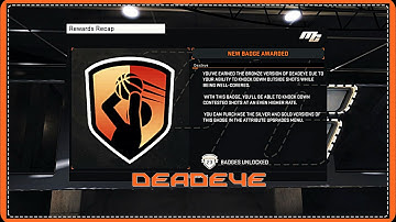 NBA 2K15 - How To Get Deadeye Badge Tutorial!!