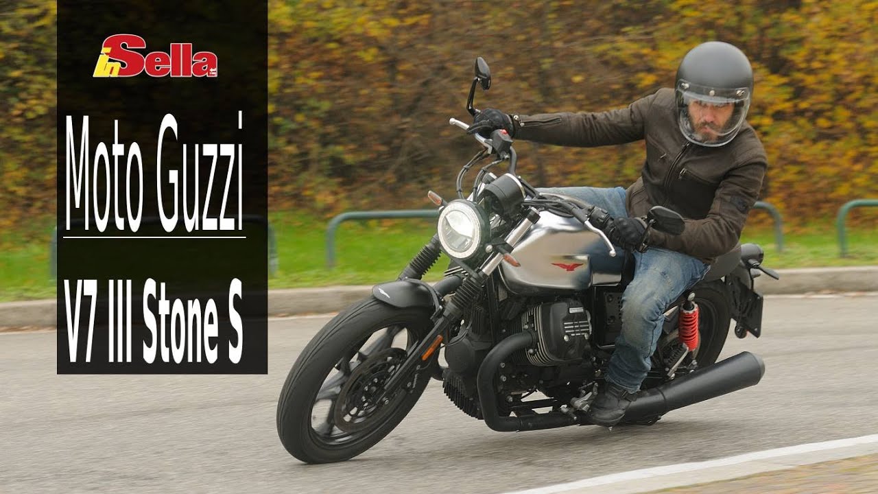 Moto Guzzi V7 Stone S, la prova COMPLETA e le prime foto della V7 2021! -  YouTube