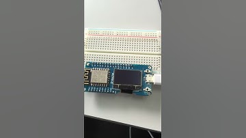 Using D-duino display IP and running web server