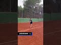 🔥 Carlos Alcaraz's little brother Jamie showing off an impressive forehand at just 12 years old!