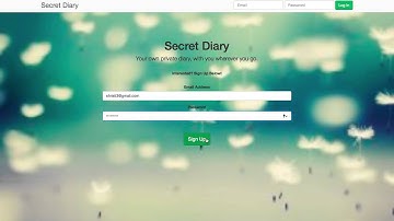 CS50 Final Project: Secret Diary