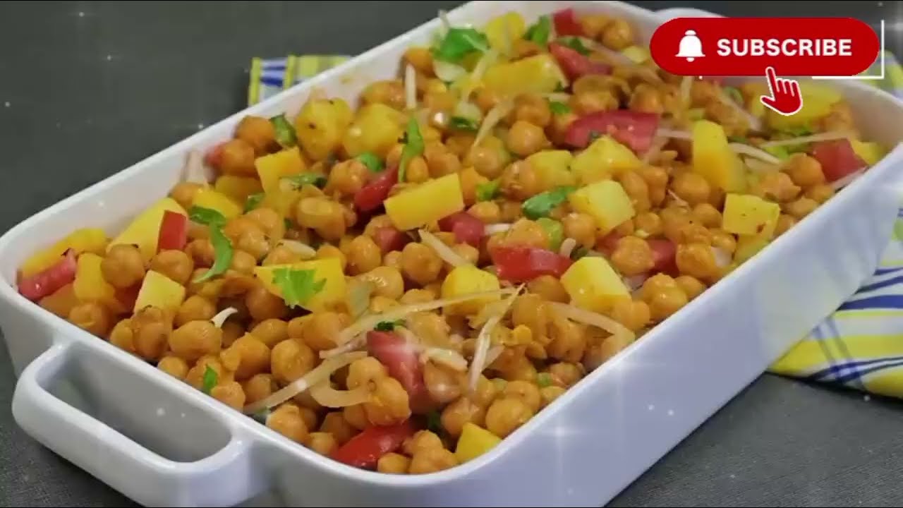 Ramadan Special White and Black Channa Chat | Easy Iftar Snack