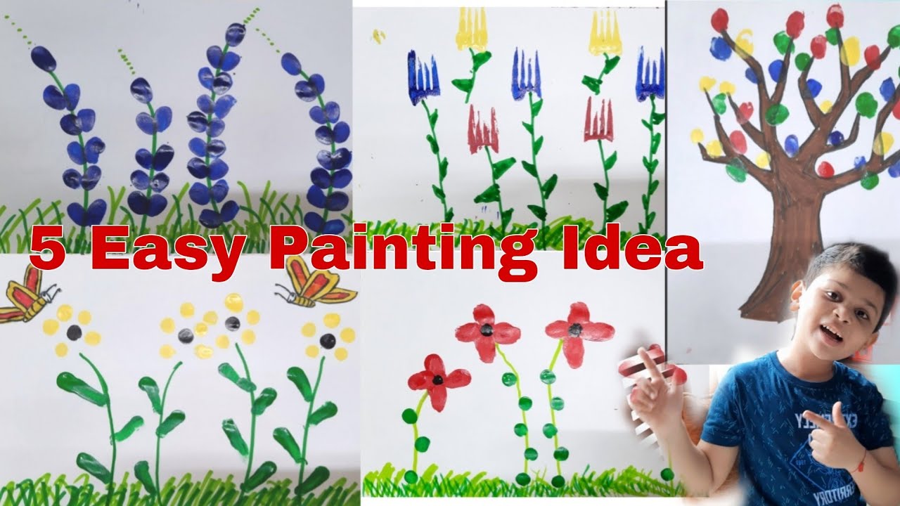 Easy And Simple Painting Ideas Painting 5 Easy Painting Ideas YouTube Maxresdefault