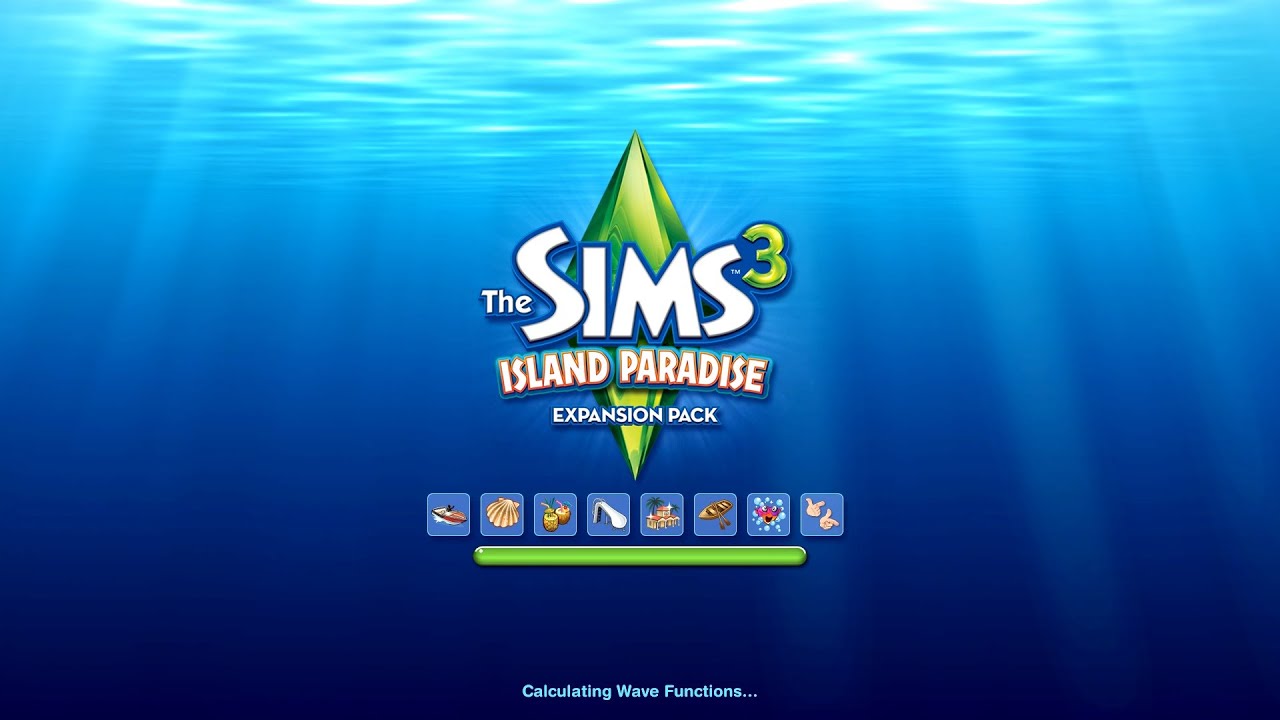The Sims 3 Island Paradise - Loading Screen Full HD (Version 19.0.101.022001)