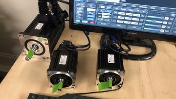 LinuxCNC MESA 7I76e initial benchtest with DMM Servos and DYN4 drives