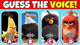 Guess The 🐦🐷 Angry Birds 2 MOVIE Characters by Their Voice 🔊 ! Fun Quiz! I Stella, Red, Bomb screenshot 1