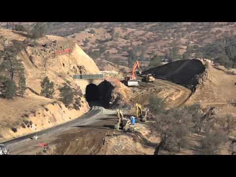 Excavation work on Union Pacific Mojave Subdivision  Tunnel 10 @ Tehachapi Loop 9/18/15