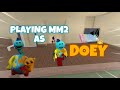 DOEY DESTROYS TEAMERS IN MM2 + GAMEPLAY (KEYBOARD ASMR)