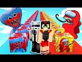 DESAFÍO de LUCKY BLOCK de POPPY PLAYTIME vs AMONG US IMPOSTOR😱😂 CARRERA DE LUCKY BLOCKS MINECRAFT